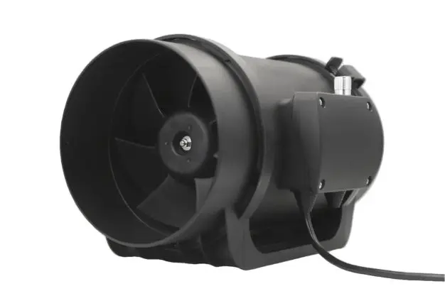 Wall mount exhaust fan for bathroom ventilation